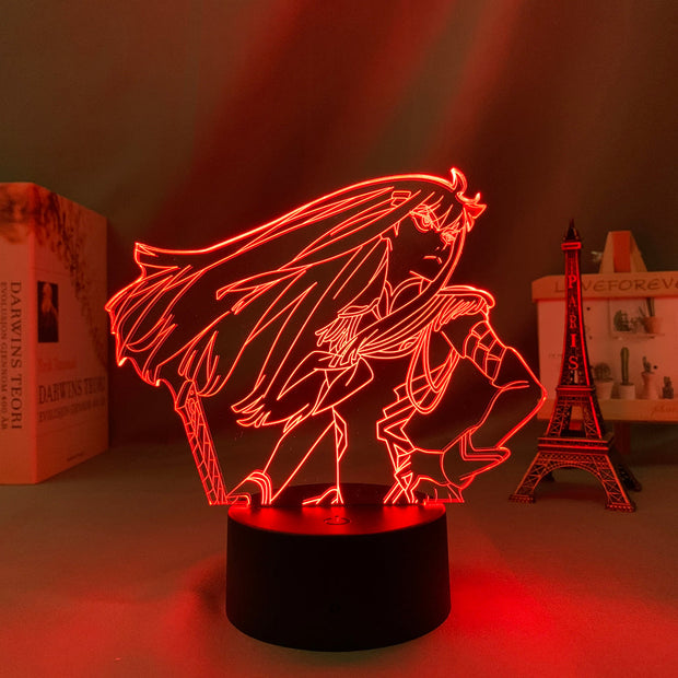 3D LED Lamp Kill La Kill Satsuki  Anime Figure Bedroom Desk Decoration Small Night Light for Children's Festival Birthday Gifts