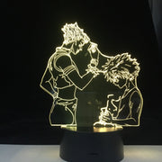 DABI Adult and Child MY HERO ACADEMIA LED ANIME LAMP 3D Nightlights My Hero Academia 3D Visual Night Light Table Lamp