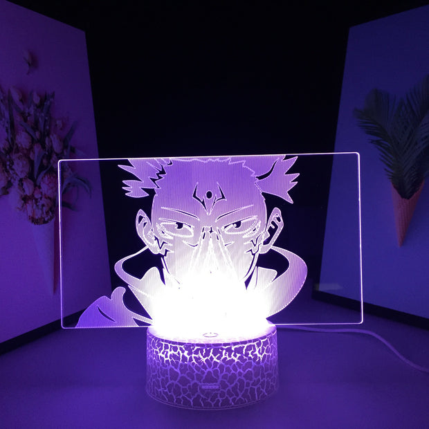 Jujutsu Kaisen Series Anime Figure Night Light  Bedroom Decoration Night Light Acrylic Manga Table Lamp 3D LED Light
