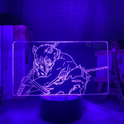Kimetsu No Yaiba Inosuke Hashibira Small Night Light for Kids Home Decor  USB link Charging Neon Lights 3D LED Lamp Anime