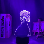 Tokyo Ghoul Ken Kaneki 3d Lamp for Bedroom Decor Nightlight Cool Birthday Gift Acrylic Led Night Light Anime Tokyo Ghoul