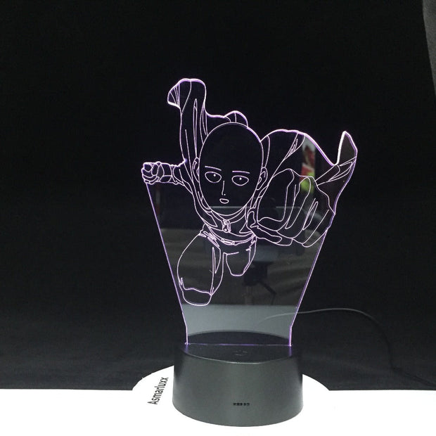 One Pouch Man Decoration Cartoon RGB Touch Sensor Children Kids Gadget Gift 3D Night Light LED USB Decor Dropshipping 1930