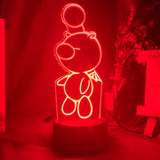 Game Final Fantasy Moogle Figure Led Night Light Lamp for Kids Bedroom Decor Color Changing Nightlight Cool Child Christmas Gift