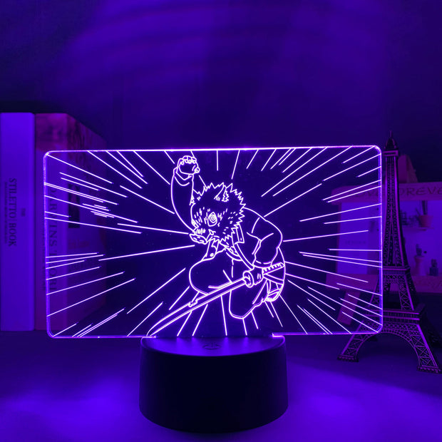 3D LED Night Lamp  Kimetsu No Yaibafor Kids Home Decor Children's Festival Birthday gifts USB link Charging Neon Lights 7 Colors