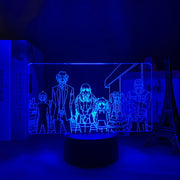 High Rise Invasion Anime Figure 3D Night Lamp Home Decor Children's Festival Birthday gifts USB link Charging