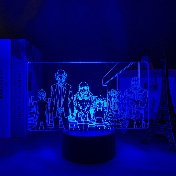 High Rise Invasion Anime Figure 3D Night Lamp Home Decor Children's Festival Birthday gifts USB link Charging