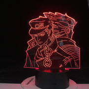 3D JOTARO STAR PLATINUM LED ANIME LAMP JOJO'S BIZARRE ADVENTURE Led Night Light Touch Sensor Colorful Nightlight for Home Decor