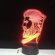 Barber Shop Business LED Night Light Beauty Salon Hairdresser Store Sign Creative Night Lamp 3D Optical illusion Table Light4268