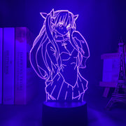 3d Lamp Anime Fate Stay Night Rin Tohsaka Night Light for Kids Room Decor Birthday Gift Manga Fate Stay Night Lamp Rin Tohsaka