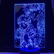 Anime Lamp Satoru Gojo Jujutsu Kaisen Led Night Light Yuji Itadori for Room Deco Birthday Gift Jujutsu Kaisen Lamp Yuji Itadori