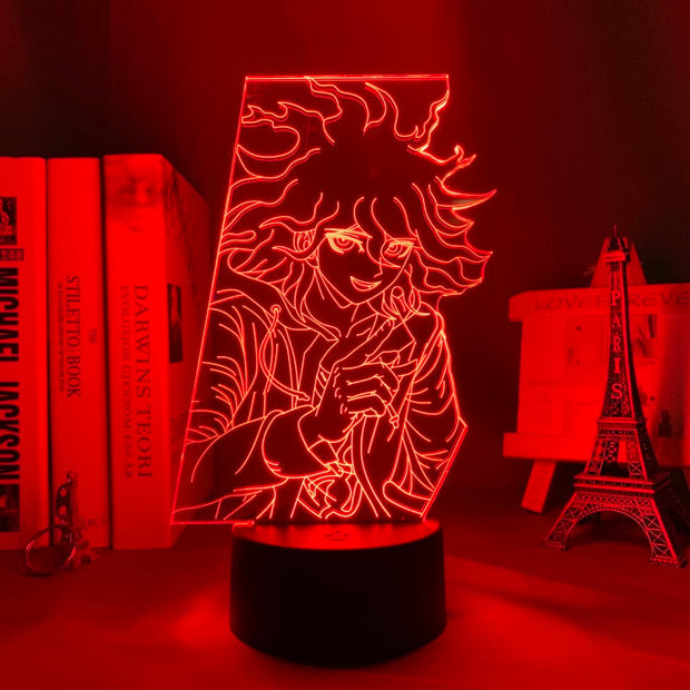 Danganronpa V3 Led Night Light Nagito Komaeda Lamp for Bedroom Decor Kids Gift Danganronpa V3 Acrylic Neon Lamp Nagito Komaeda