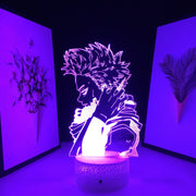 Anime 3D LED Night Light My Hero Academia Hitoshi Shinso Lamp for Bedroom Decor Birthday Gift Light Manga Gadget Table Lamp