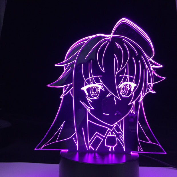 High School DxD Anime Led Light for Home Decoration Birthday Gift Manga 3D Night Lamp Rias Gremory High School DxD Dropshipping