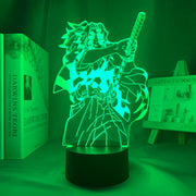 Kimetsu No Yaiba Kokushibou Anime Figure LED Lamp Home Bedroom Desk Decoration Small Night Light Children's Festival Birthday gifts