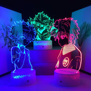 Room Warm Decorative Lamp Night Light Multi Color Transformation Children's Gifts Anime Figure