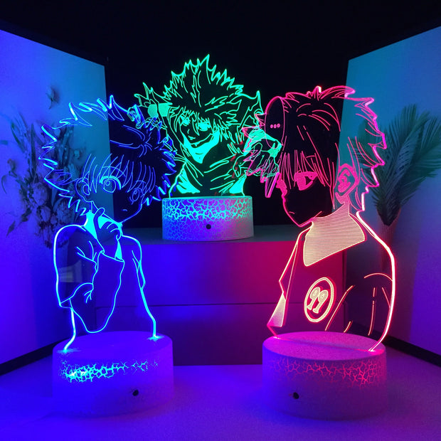 Room Warm Decorative Lamp Night Light Multi Color Transformation Children's Gifts Anime Figure