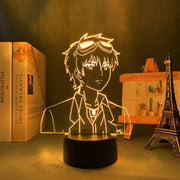 High Rise Invasion Rika Honjo Anime Figure 3D LED Night Lamp Home Bedroom Desk Decoration Children's Festival Birthday gifts USB link Charging
