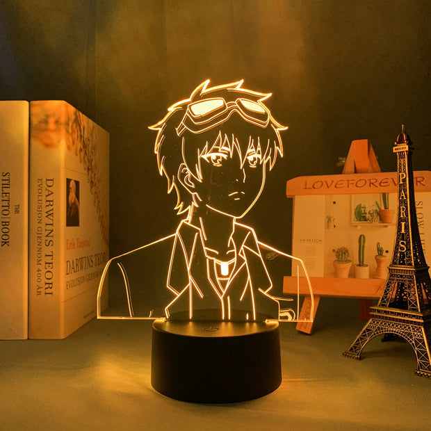 High Rise Invasion Rika Honjo Anime Figure 3D LED Night Lamp Home Bedroom Desk Decoration Children's Festival Birthday gifts USB link Charging