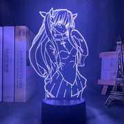 3d Lamp Anime Fate Stay Night Rin Tohsaka Night Light for Kids Room Decor Birthday Gift Manga Fate Stay Night Lamp Rin Tohsaka