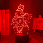 Anime Figure 3D Night Lamp Kimetsu No Yaiba Shinobu Kocho Home Decor Children's Festival Birthday gifts USB link Charging