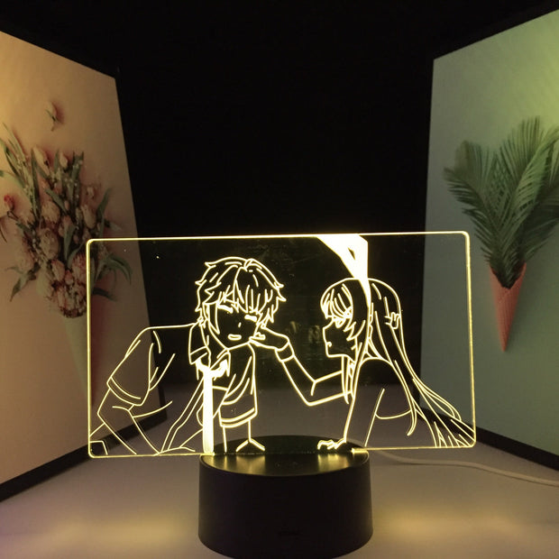 Anime Figure 3D Lamp Mai Sakurajima Nightlight for Kids Birthday Gift Bedroom Decor Night Light Bunny Girl Manga LED Light