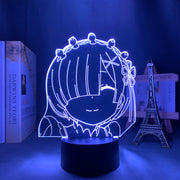 3d Anime Lamp Re Zero Starting Life In Another World LED Night Light for Room Decor Nightlight Gift Re Zero Rem Light