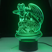 How to Train Your Dragon 2 Anime 3D Small Night Light Home Bedroom Table Decoration for   Children's Festival Birthday Gifts LED Lamp