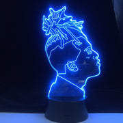 XXXTentacion Famous Rapper 3D LED Lamp Illusion 7 Colors Changing Table Night Light Baby Bedside Decoration Lamp DropShipping