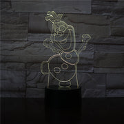 3D Night Light Snowman Olaf Nightlight for Kids Bedroom Decor Battery Operated Atmosphere Pretty Baby Led Night Lamp