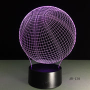 3D Basketball Sport Home Decoration LED illusion Touch Usb 7 Color Change Lamp Bedroom Night Light Child Boys Man Gift AW-139