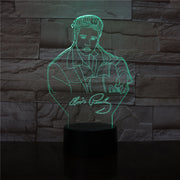 Elvis Aaron Presley 3D LED Night Light Touch Remote Sensor 7 Colors Changing Kids Gift The King Singer Table Lamp Bedroom Decor
