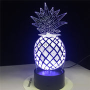 3D Pineapple Ananas LED Night Light 7 Color Change Home Room Decor Child Kids Baby Sleeping Desk Lamp Festival Gifts AW-2368