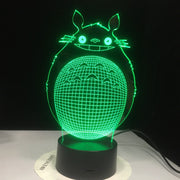 3D Led Novety Lighting Creative Gift Night Light Table Lamp Bedside Totoro Light Led Home Corridor Hotel Party Atmosphere Lights