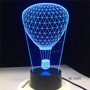 Balloon 3D Led USB Night light Table Lamp Colors Gradient Creative Luminaria Optical Illusion Lamp Home Decorative Gifts AW-3205
