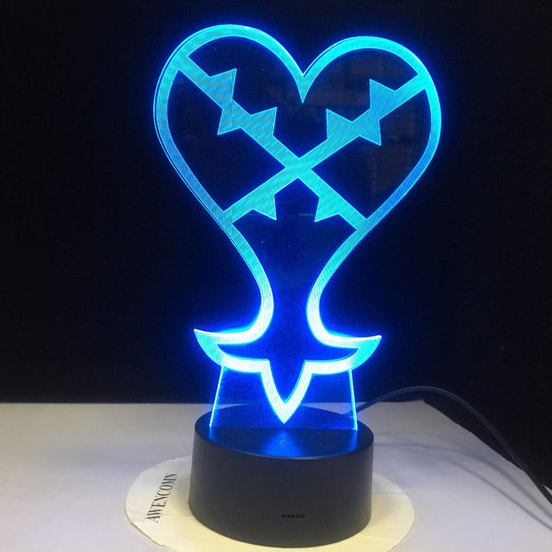 Figure 3D Lamp Lighting LED USB Mood Night Light Multicolor Animal Luminaria Gifts for Kids Ocean Lover Bedside Decor