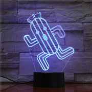 Cactus 3d Led Night Lamp Child Led Nightlight Cactuar Final Fantasy Night light for Kids Bedroom Decorative Light Boys Best Gift