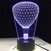 Balloon 3D Led USB Night light Table Lamp Colors Gradient Creative Luminaria Optical Illusion Lamp Home Decorative Gifts AW-3205