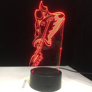 2019 Music Cool Guitar Bass 3D LED LAMP NIGHT LIGHT for Musicians Home Table Decoration Birthday Christmas Present Gift