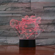 League of Legends LoL Heros 3D LED Night Light Touch Sensor 7 Colors Changing Child Kid Baby Kit Nightlight Bedroom Table Lamp
