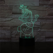 3D Night Light Snowman Olaf Nightlight for Kids Bedroom Decor Battery Operated Atmosphere Pretty Baby Led Night Lamp