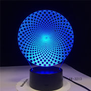 3D Colorful Visual Led Abstract New Shape Night Lights Usb Animal Table Lamp Bedroom Sleep Lighting Fixture Decor AW-3213
