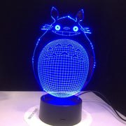 3D Led Novety Lighting Creative Gift Night Light Table Lamp Bedside Totoro Light Led Home Corridor Hotel Party Atmosphere Lights