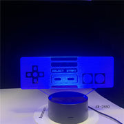 3D Led USB Game Switch Figure Table Lamp 7 Colors Visual Light Fixture Creative Kids Gifts Bedroom Decor NightLight AW-2880