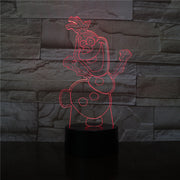 3D Night Light Snowman Olaf Nightlight for Kids Bedroom Decor Battery Operated Atmosphere Pretty Baby Led Night Lamp