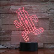 Cactus 3d Led Night Lamp Child Led Nightlight Cactuar Final Fantasy Night light for Kids Bedroom Decorative Light Boys Best Gift