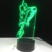 2019 Music Cool Guitar Bass 3D LED LAMP NIGHT LIGHT for Musicians Home Table Decoration Birthday Christmas Present Gift