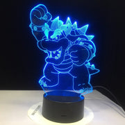 Cute Cartoon Dragon 3D lamp USB LED Lamp Amazing Animal Table Night Light Kids Birthday Gift Desk lighting Dropshipping