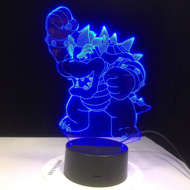 Cute Cartoon Dragon 3D lamp USB LED Lamp Amazing Animal Table Night Light Kids Birthday Gift Desk lighting Dropshipping