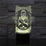 Barber Shop 3D LED Night Lamp Table Lamp Valentines Gifts for Boys Kids Sleeping Light Factory Direct Sales 3D-2291