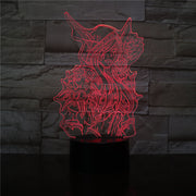 Sylvanas Windrunner Wow 3D LED Lamp World Of Warcraft Children's Night Light Led Bedroom Decor Holiday Gift Kids Night USB Lamp